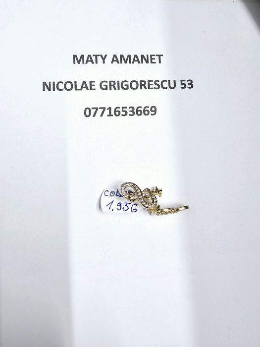 Maty Amanet Cercei din aur 14 k 1.95 g cod 230