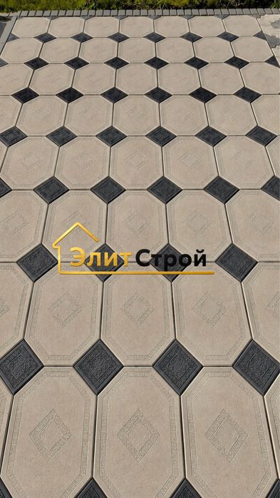 Брусчатка евро слоновая кость для дома