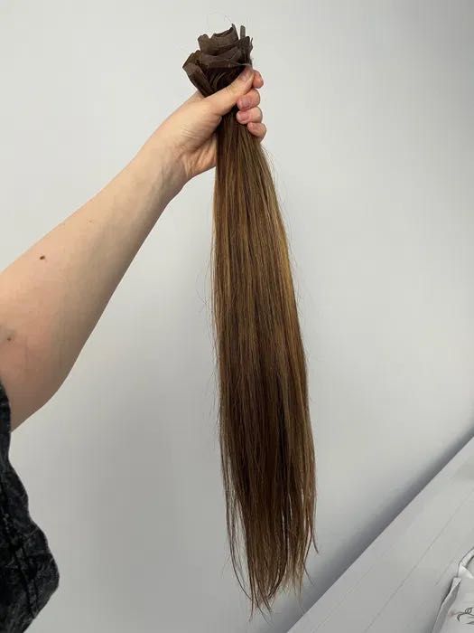 Extensii tape-on par natural premium Dubai, 55cm, 27 bucati(48 suvite)