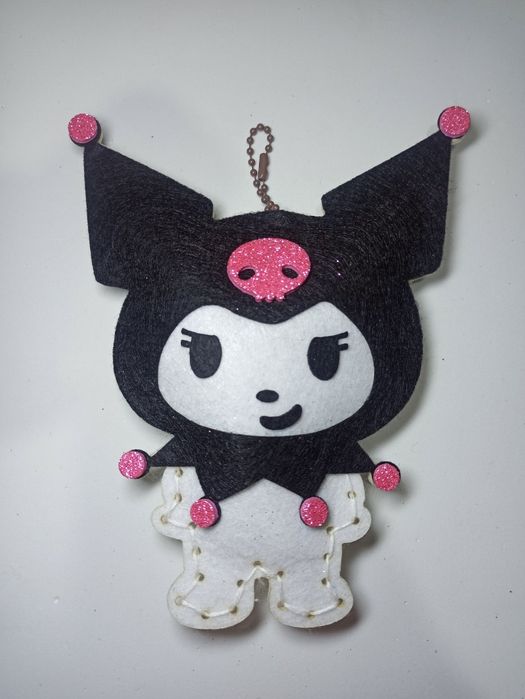 Мягкая игрушка брелок Cinnamoroll Куроми Мелоди из фетра.