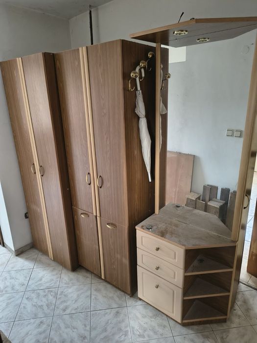 Портманто за антре с отделение за обувки и огледало