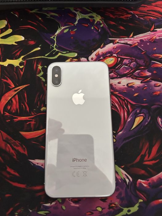 Vand Iphone X 64GB 100% Bateria - White
