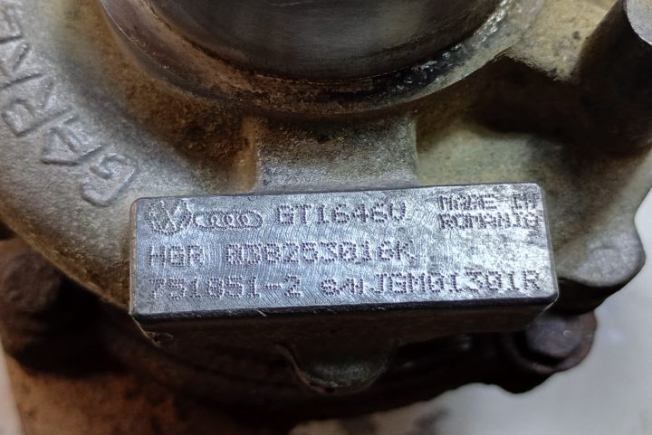 Turbina turbosuflanta 1.9 tdi 038253016K Volkswagen VW Touran prima g