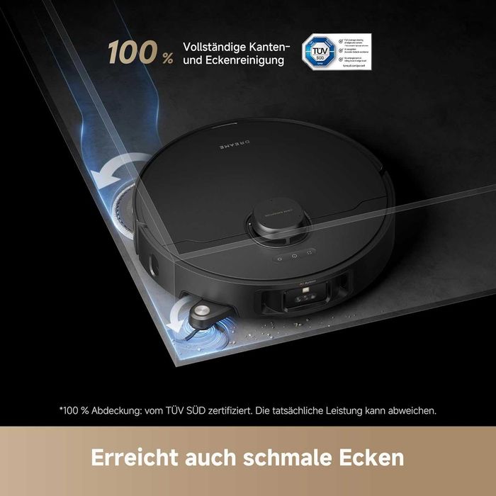 Нова AI Прахосмукачка Робот с Моп DREAME L40s Pro Ultra, 2 години Гаранция, 19,000 Pa, 3D, Сухо и Мокро Почистване
