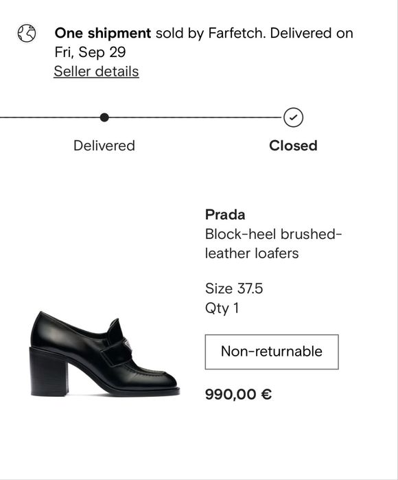 Дамски обувки PRADA 37,5