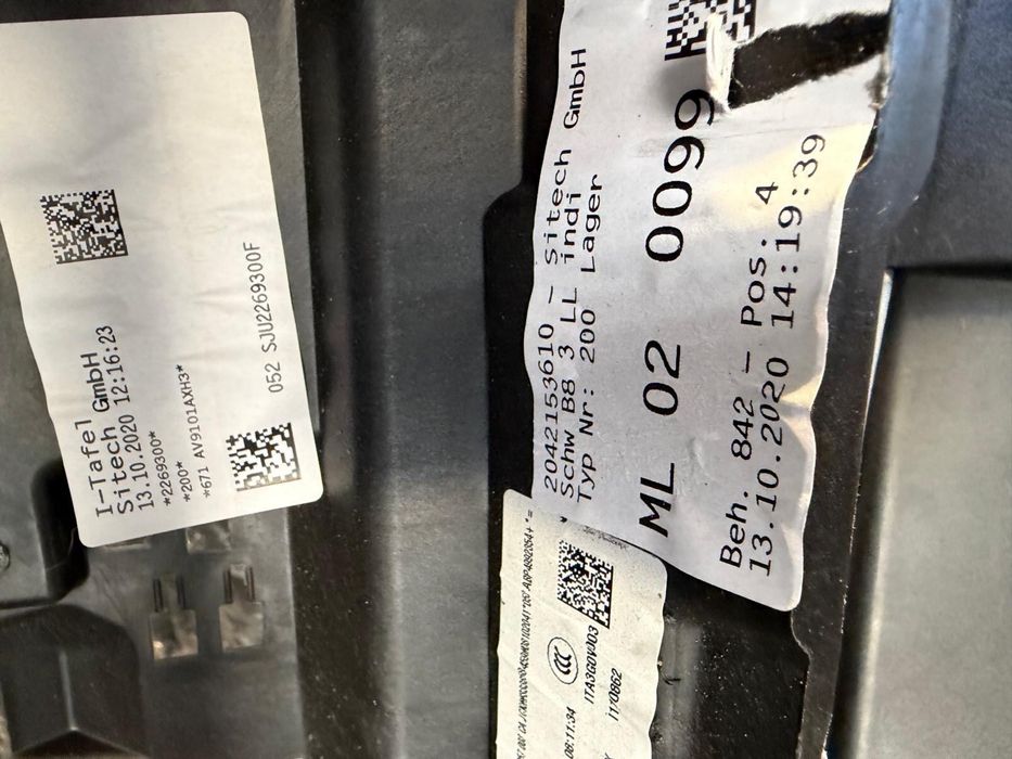 Plansa bord vw passat b8