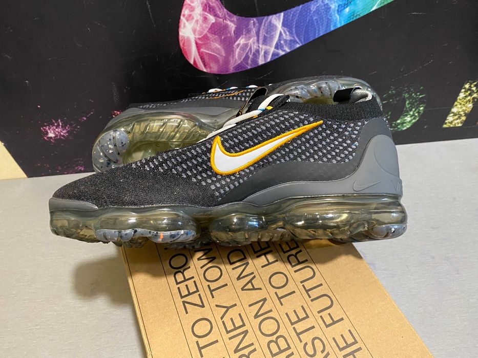 Nike Air Vapormax 2021 All Black gold 45