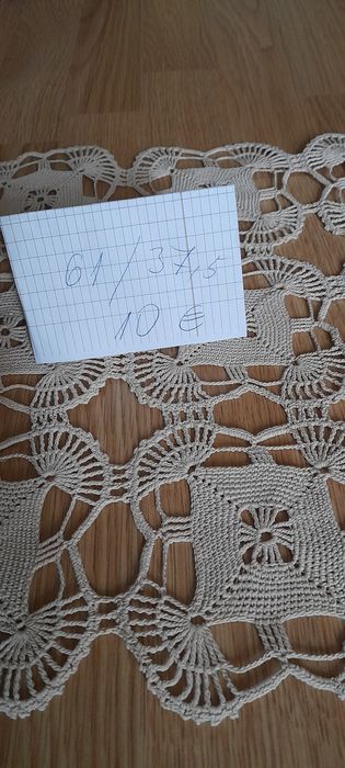 14 бр. карета, покривки плетени на една кука за 5 €