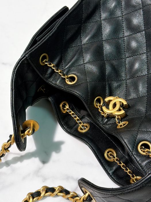 CHANEL Small 25 Bag Black