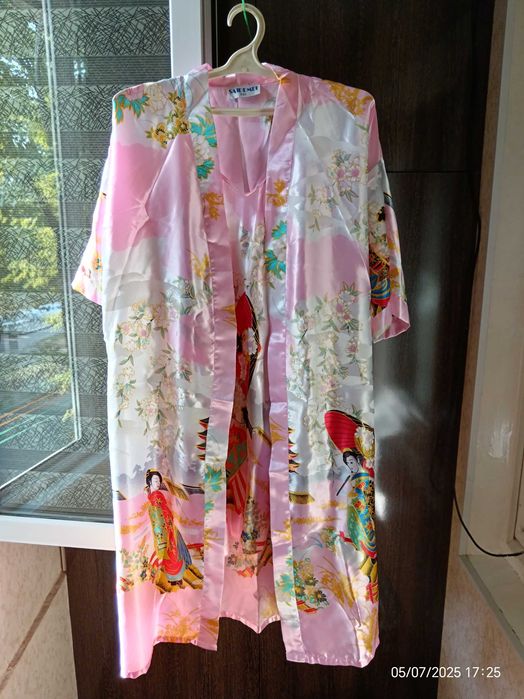 Халат-двойка китайский шелковый (разм.48)