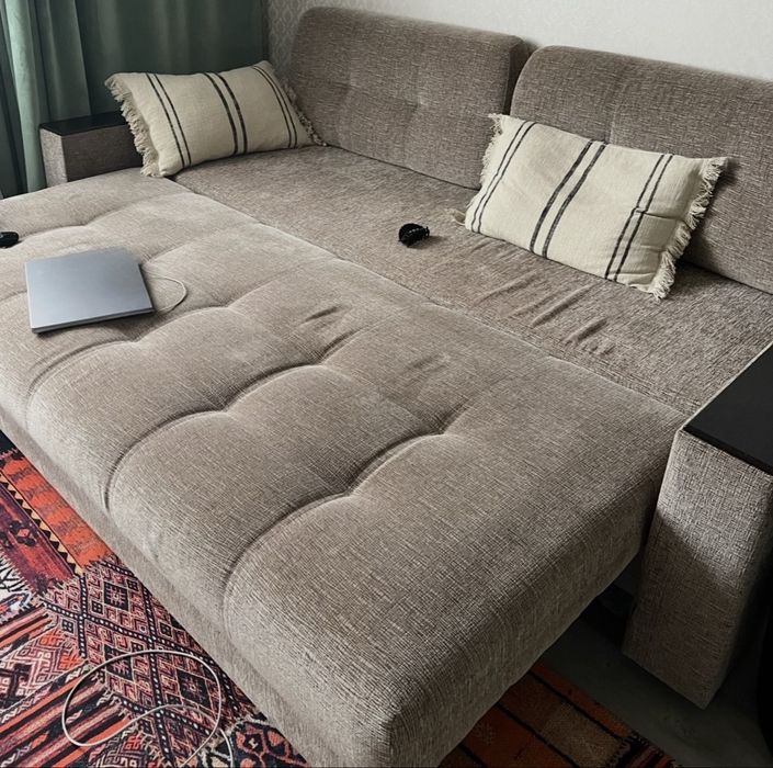 Диван, б/у, складной 210см