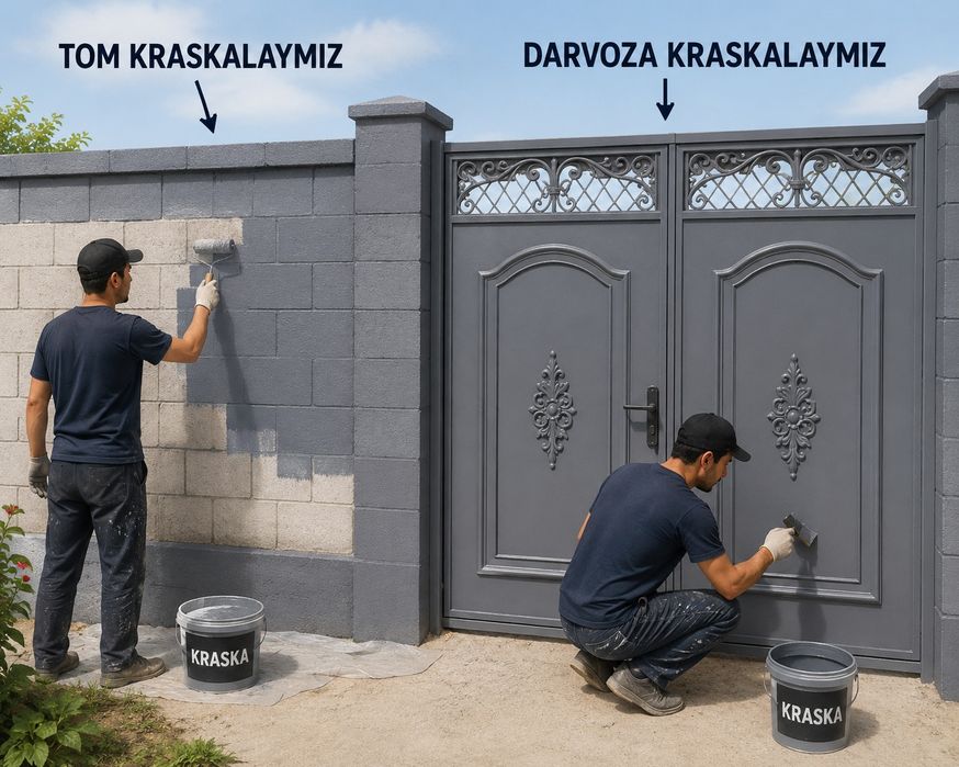 Tom kraskalash darvoza kraskalash