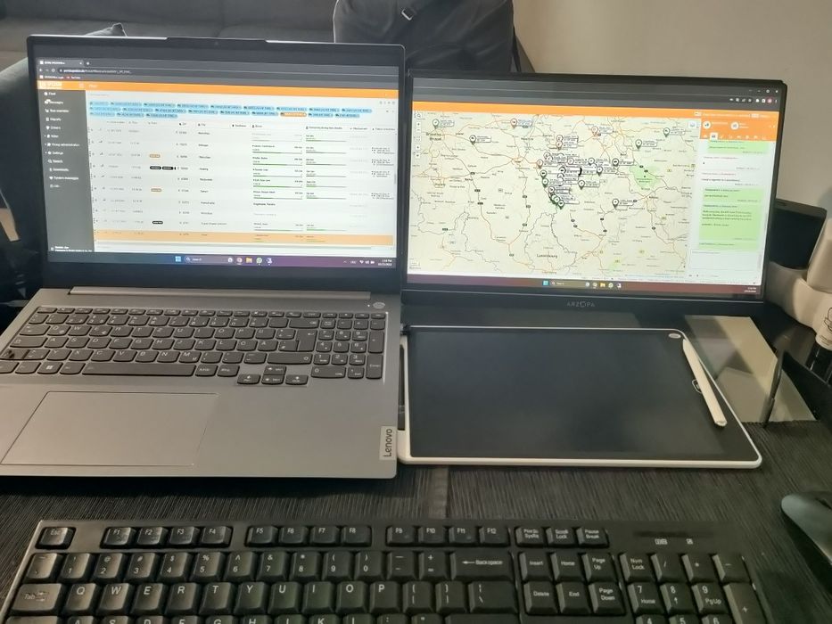 Monitor portabil ARZOPA S1-Table, 15,6 ", FHD, HDR 1080P, USB C/ HDMI,
