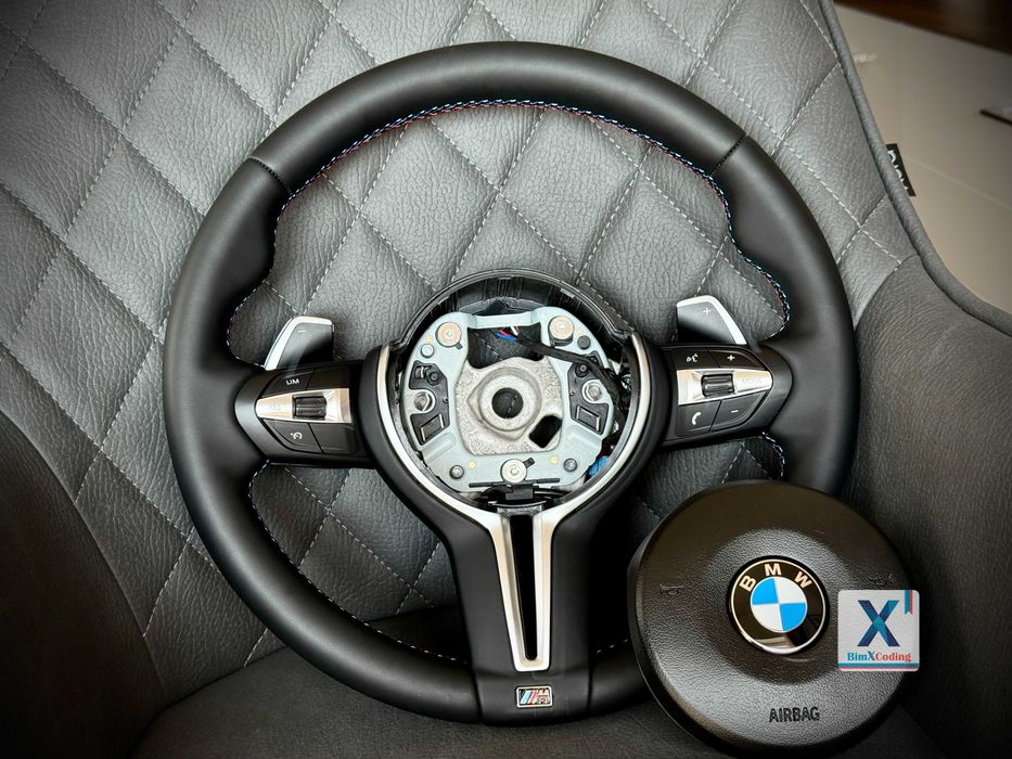 Volan BMW M Sport cu padele F20 F2X F30 F3X F15 F16 F25 M2 M3 M4