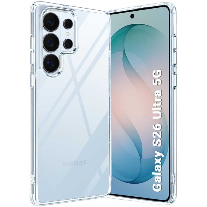 Прозрачен Силиконов Кейс Samsung S26 Ultra S25 A56 A17 S24 S23 A36 S22