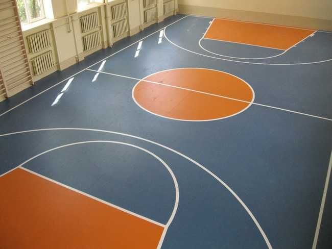 Спорт релин, линолеум спортивный, ПВХ 4,5мм - 6 мм
