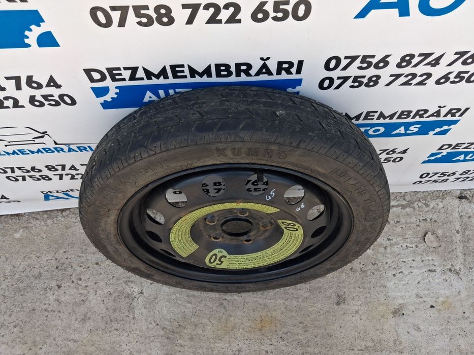 Roata rezerva slim T125/70 R16 vw Golf 5