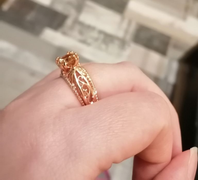 Уникален позлатен пръстен