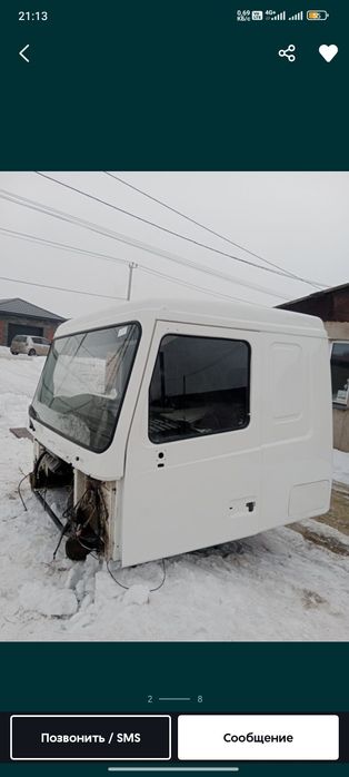 Кабина МАЗ евро 3