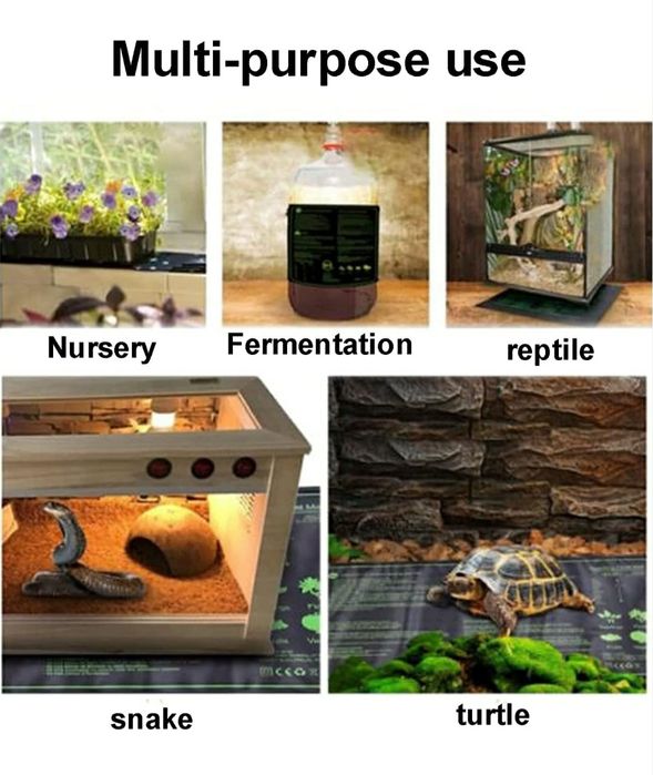 Covoraș de încălzire pentru plante, răsaduri, impermeabil, termostat