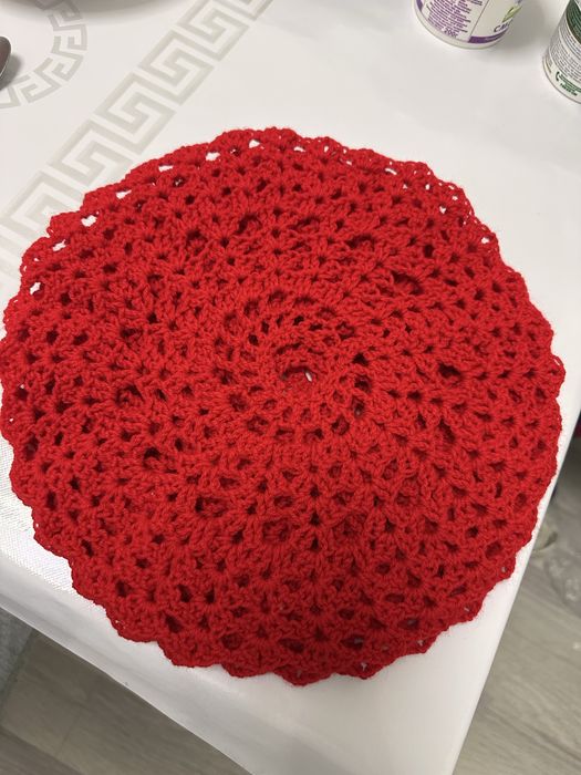 Вязанная салфетница