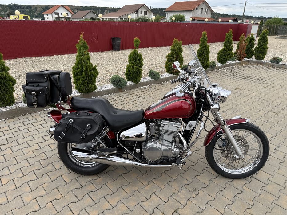 KAWASAKI EN500 PERMIS A2 MODEL UNICAT+EXTRA CROM+SIDE CASE+TOP CASE 46 cai navigatie impecabil pt pretentiosi recent adus din Germania km reali+carte
