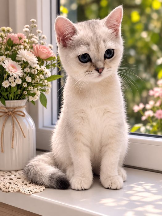 Продаются котята серебряная шиншилла