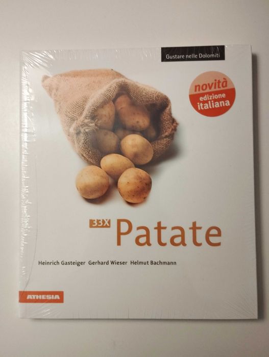 33хPatate - 33 рецепти с картофи (Готварска книга на италиански език), нова, запечатана