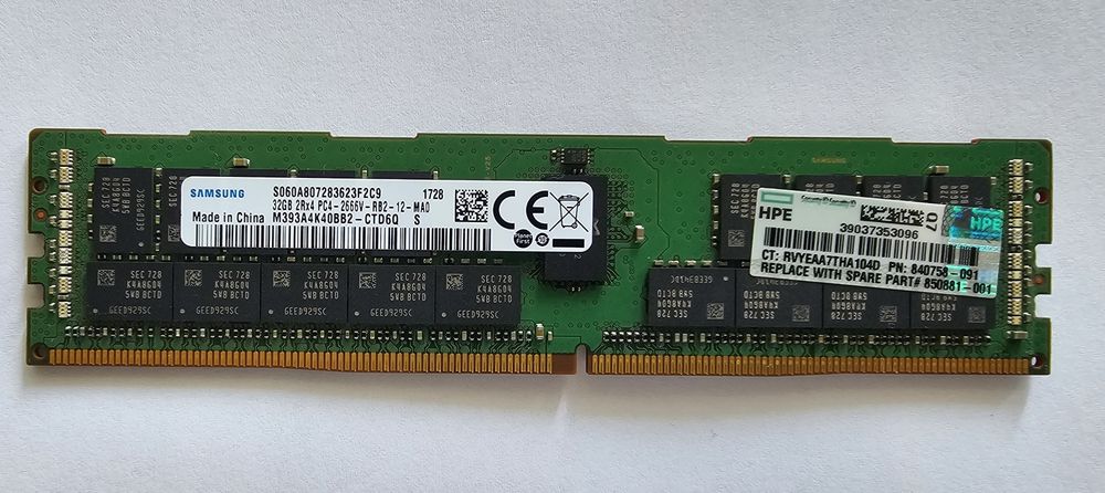 Memorie server DDR4 ECC 32GB 2Rx4 PC4 2666v
