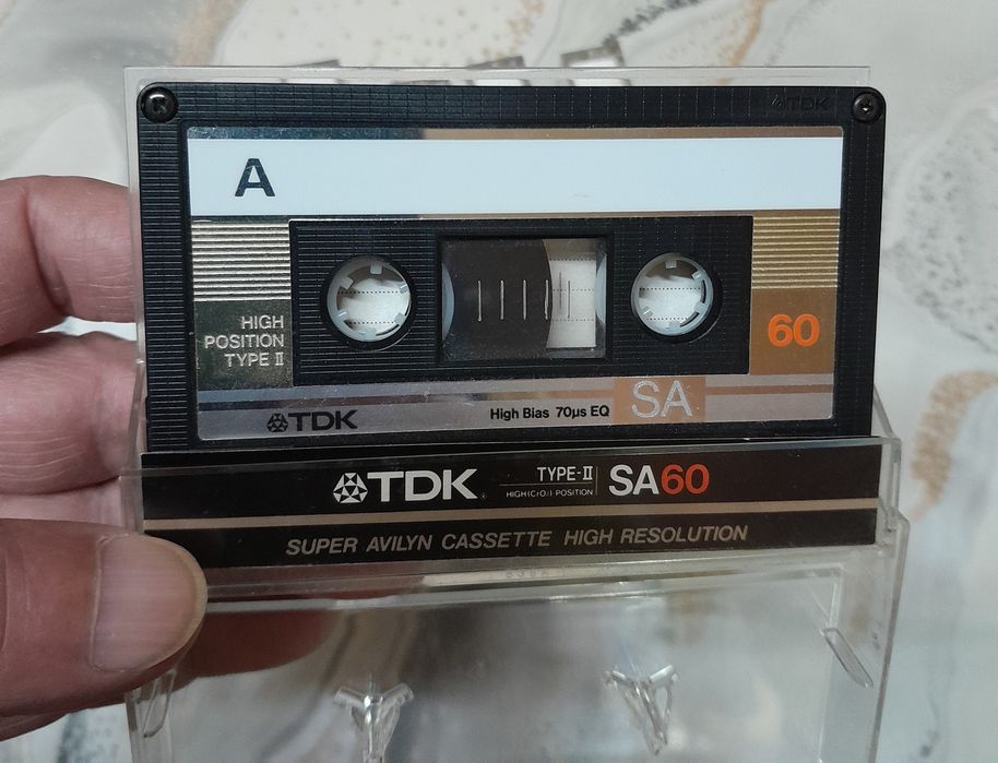 Аудио касети TDK SA /Gold  / 60 мин.-  Хром