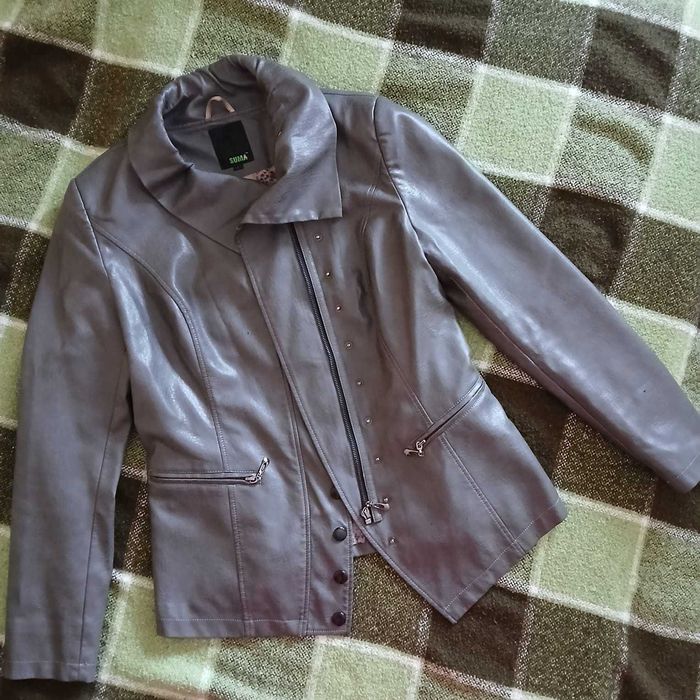 Куртка кожаная женская