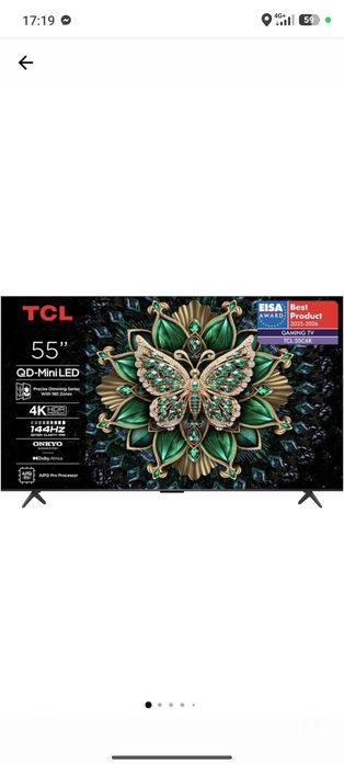 Oferta Tcl 55 c6k miniled tv