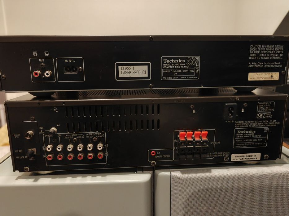 Amplificator  și tuner techmics, boxe, universum, onkyo, Quadral