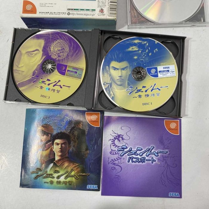 Игры Для Sega Dreamcast Shenmue I - II части, полное издание лицензия.