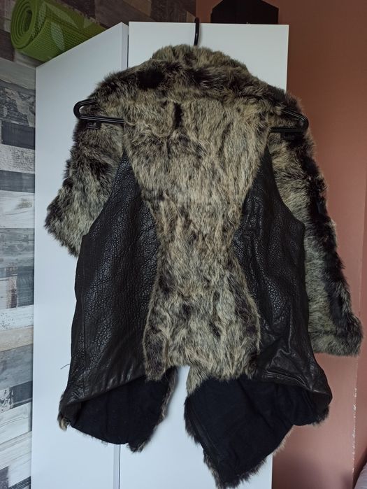 Кожен елек Helmut Lang, S  размер