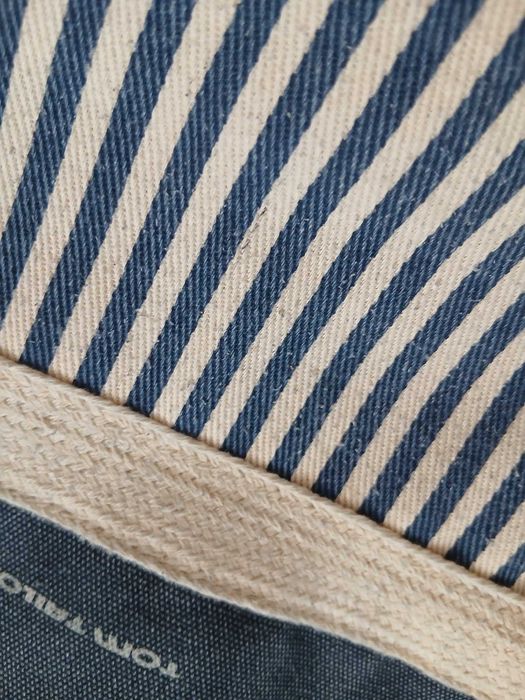 Дамска  тип Tote – Tom Tailor Denim (синя, на райета)