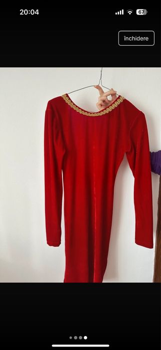 Rochie eleganta rosie