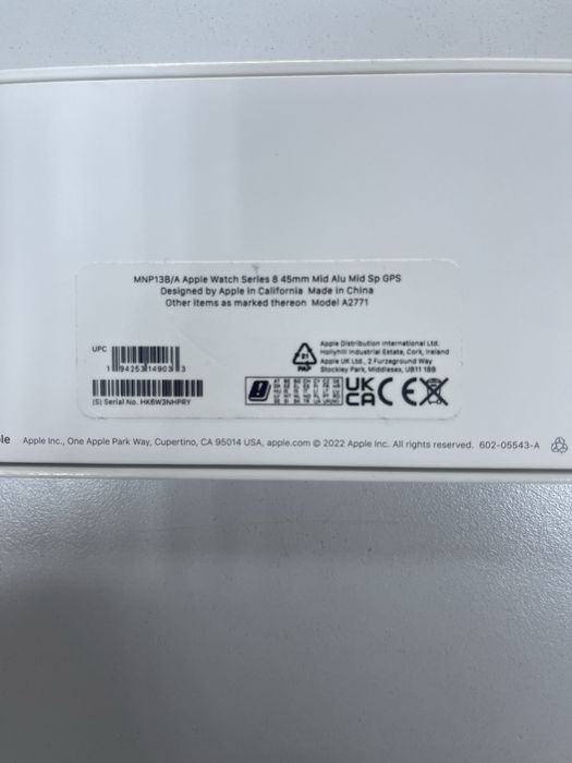 Apple Watch Series 8 45mm Midnight stare foarte buna