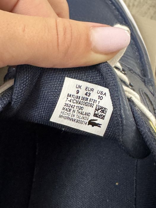 Pantofi Lacoste din piele