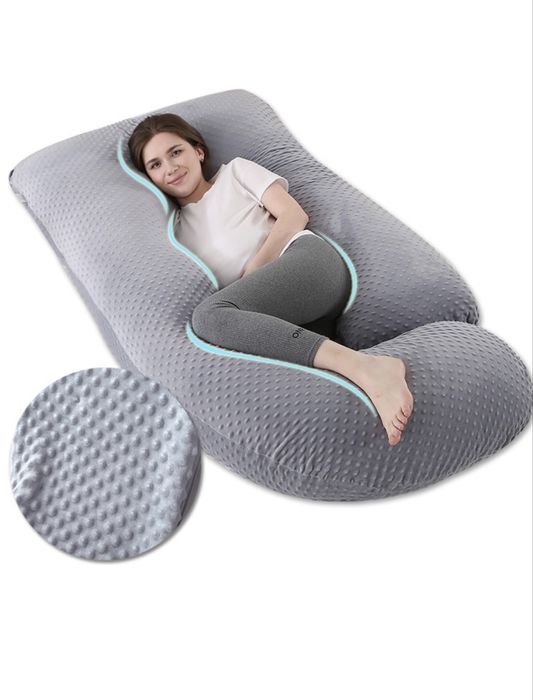 Подушка для беременных в сером цвете