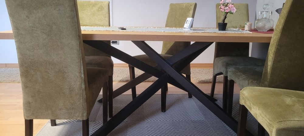 Set masa living cu 6 scaune