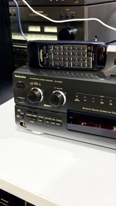Technics SA-DX930 – Amplificator/Receiver AV Stereo 5.1 | Class H+ | 2x100W | Dolby Digital | DTS | RDS | Digital Optical | Phono | Telecomanda