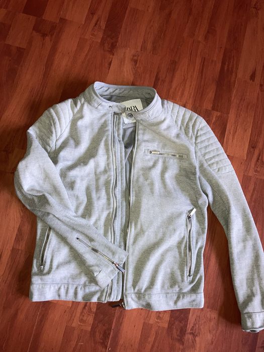 Geaca Zara Biker Alba