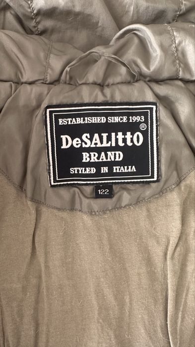 Пальто- пуховик на девочку 122