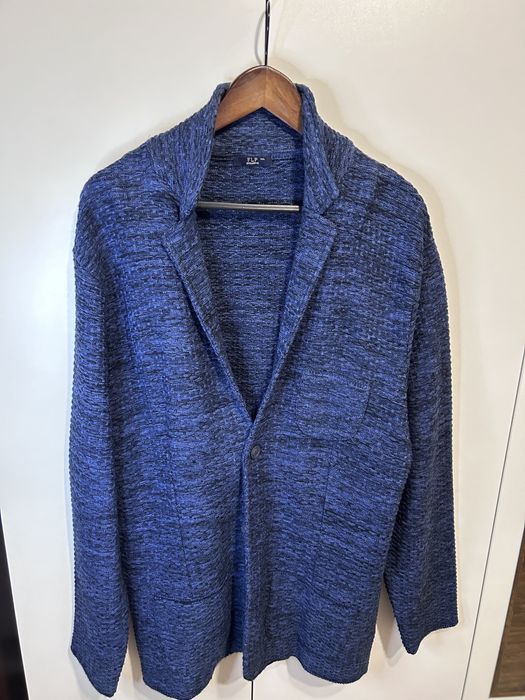 Клубный пиджак вязка хб