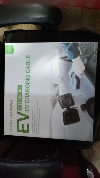 Кабел за зареждане на ел. автомобил 32A 22KW Трифазен 180лв.