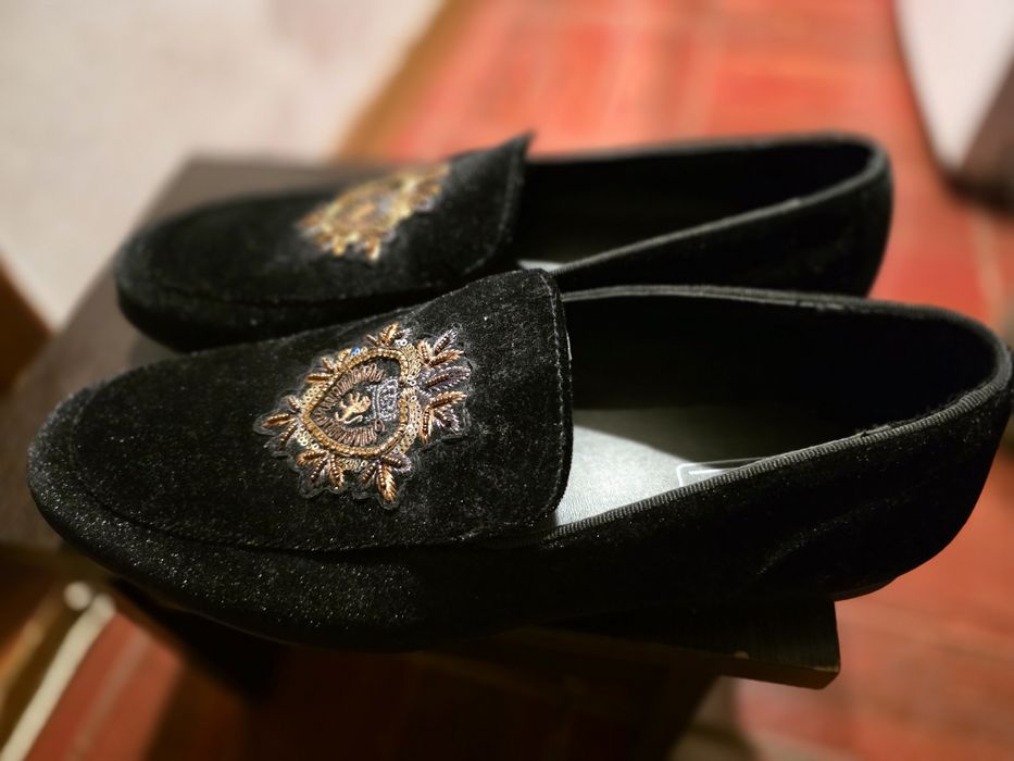 Mocasini Asos nr 43/44 noi, catifelati