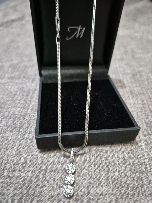 Серебро. Кольцо и цепь. PANDORA.