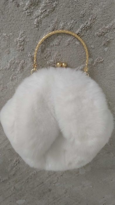 Меховая сумка зайчик