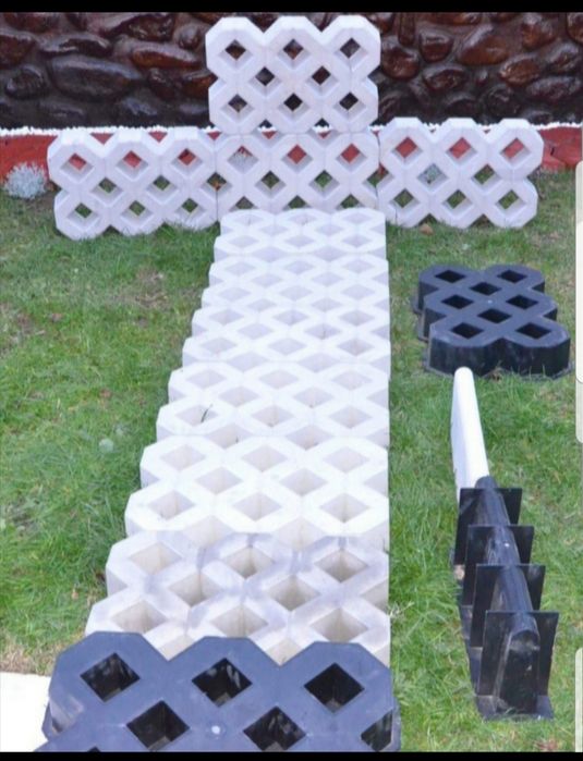 Tipare pavaj EKO gazon forme pavele constructi matrite piese black